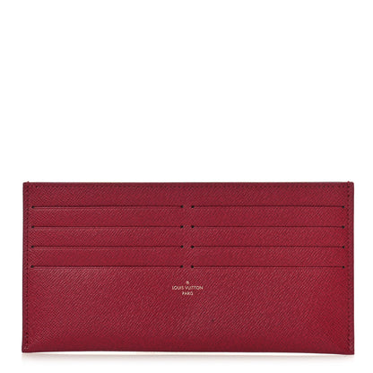 Louis Vuitton Calfskin Felicie Card Holder Insert Fuchsia 1 of 7