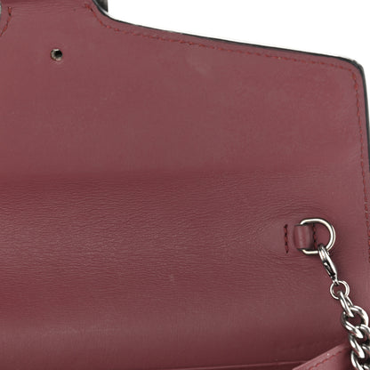 Gucci GG Supreme Monogram Blooms Mini Dionysus Chain Wallet Beige Multicolor Dry Rose 8 of 11