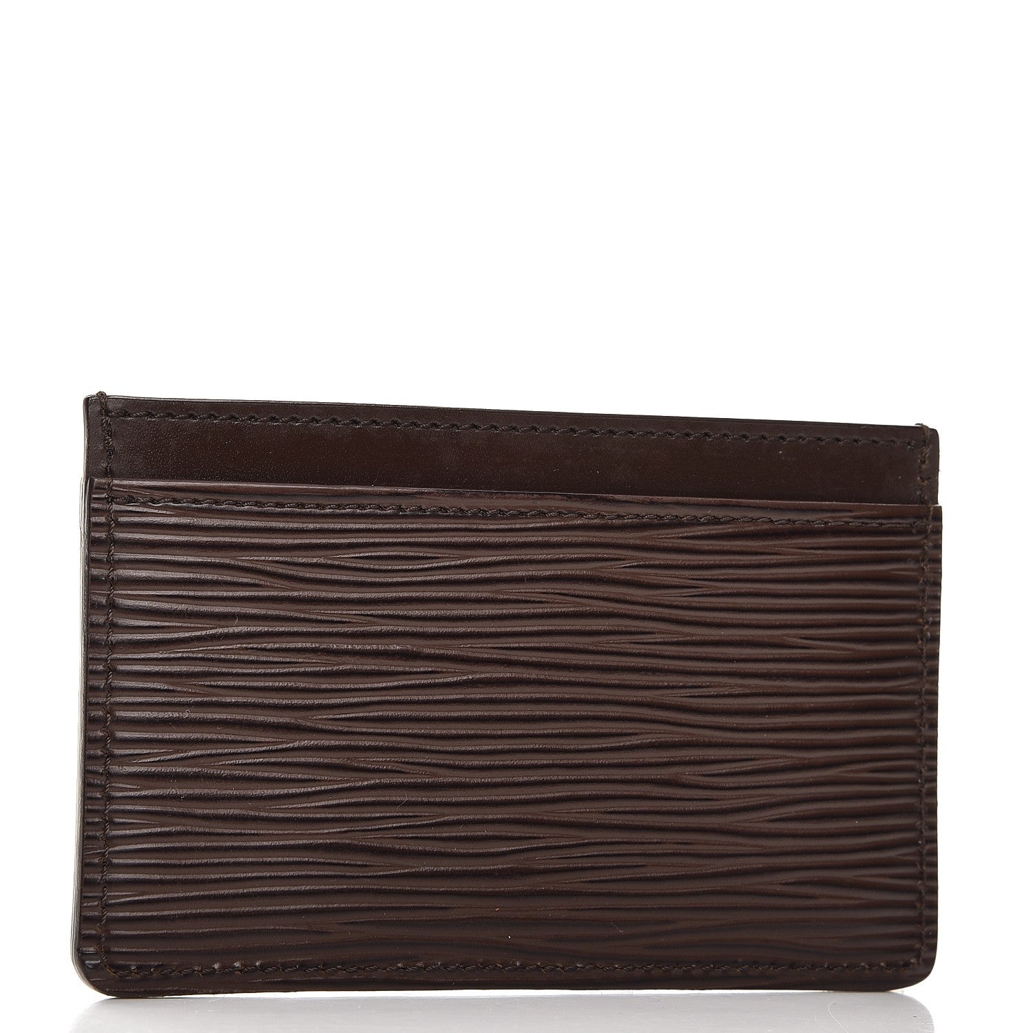 Louis Vuitton Epi Card Holder Moka 3 of 7