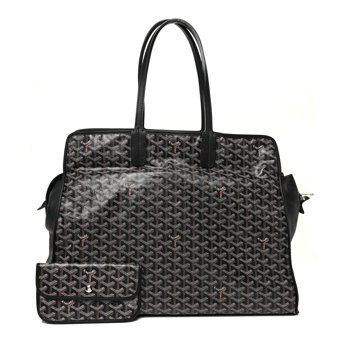 Goyardine Sac Hardy Pet Carrier GM Black