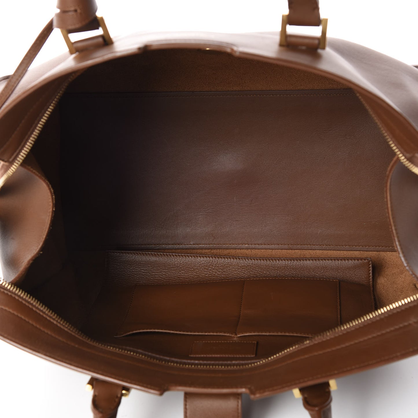 Calfskin Medium Classic Y Cabas Brown