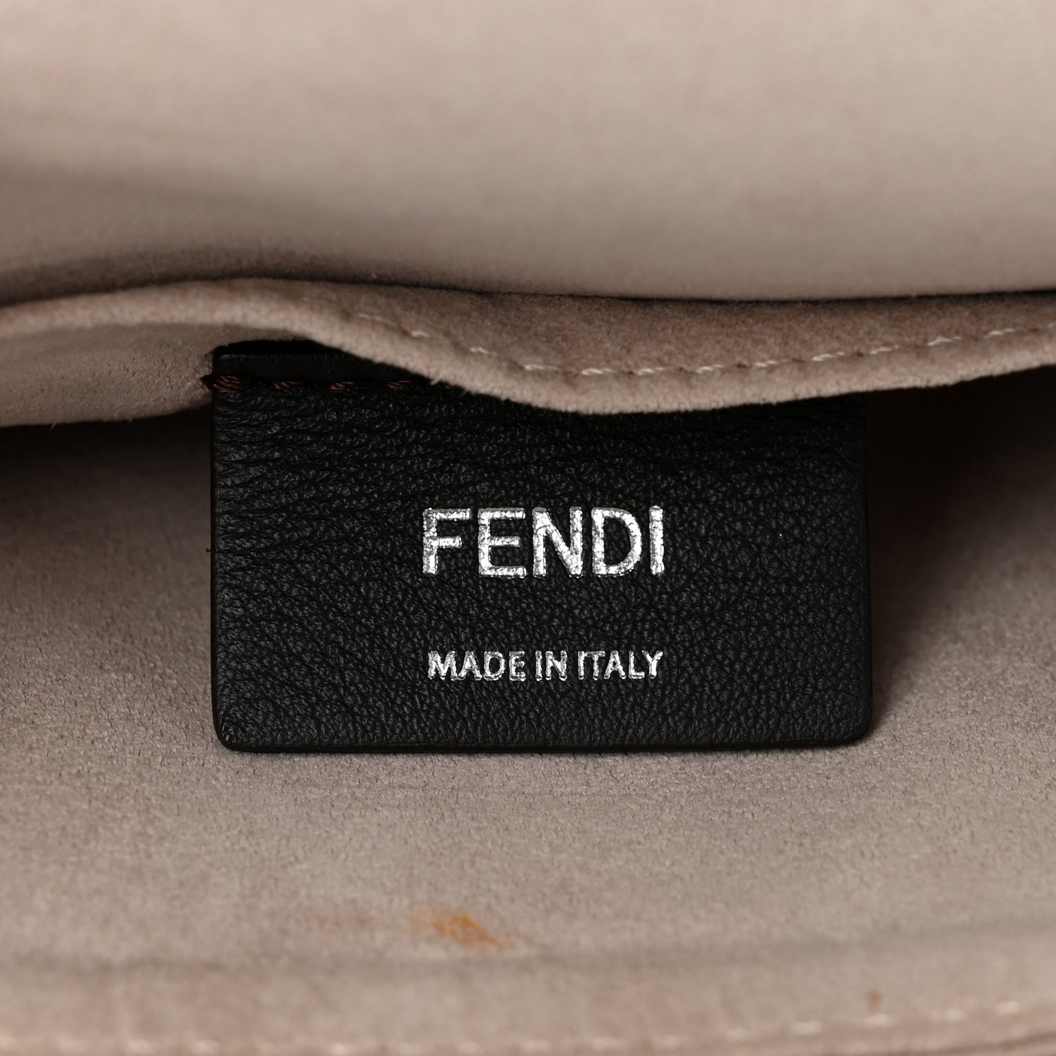 Fendi Vitello Liberty Studded Small Kan I Shoulder Bag Grigio Polvere Multicolor 6 of 10