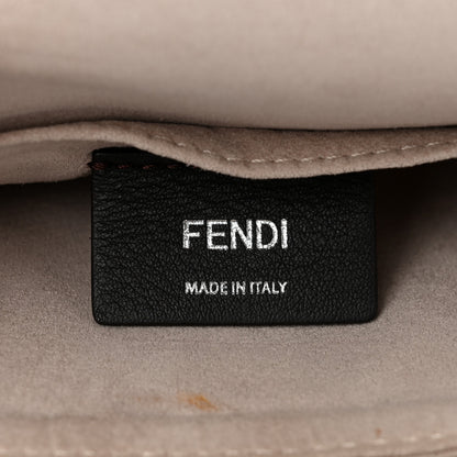 Fendi Vitello Liberty Studded Small Kan I Shoulder Bag Grigio Polvere Multicolor 6 of 10