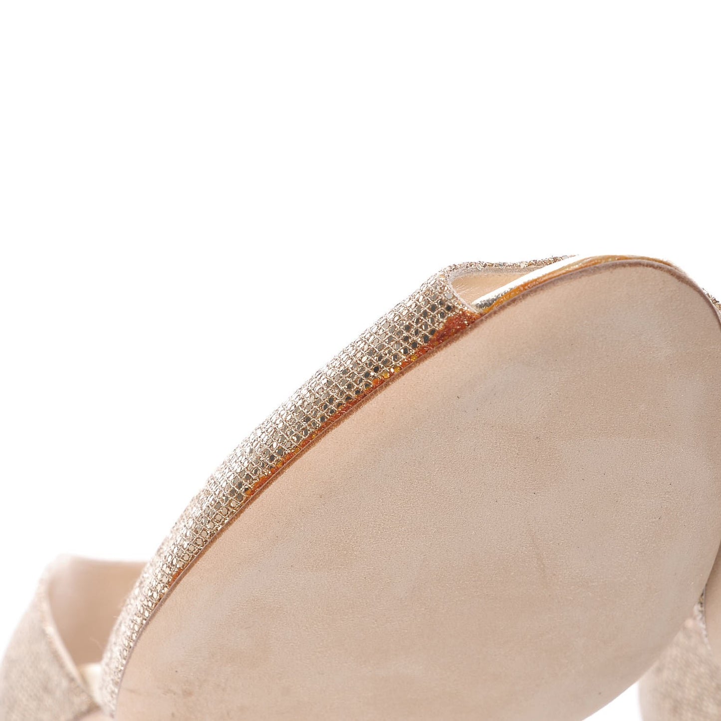 Glitter Logan D'Orsay Pumps 38.5 Gold