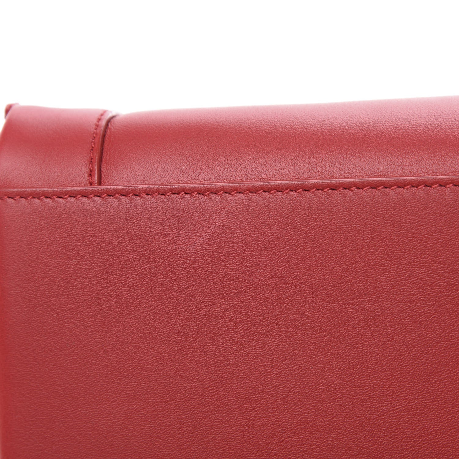 Saint Laurent Smooth Calfskin Small East Side Tote Rouge Eros 10 of 13