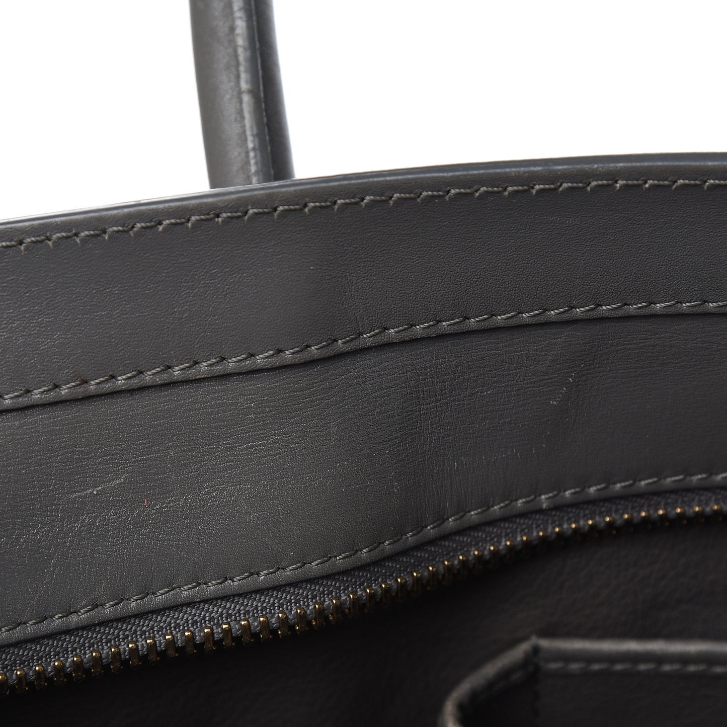 Smooth Calfskin Mini Luggage Smoke
