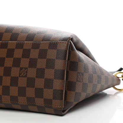 Louis Vuitton Damier Ebene Odeon Tote MM Black 7 of 7