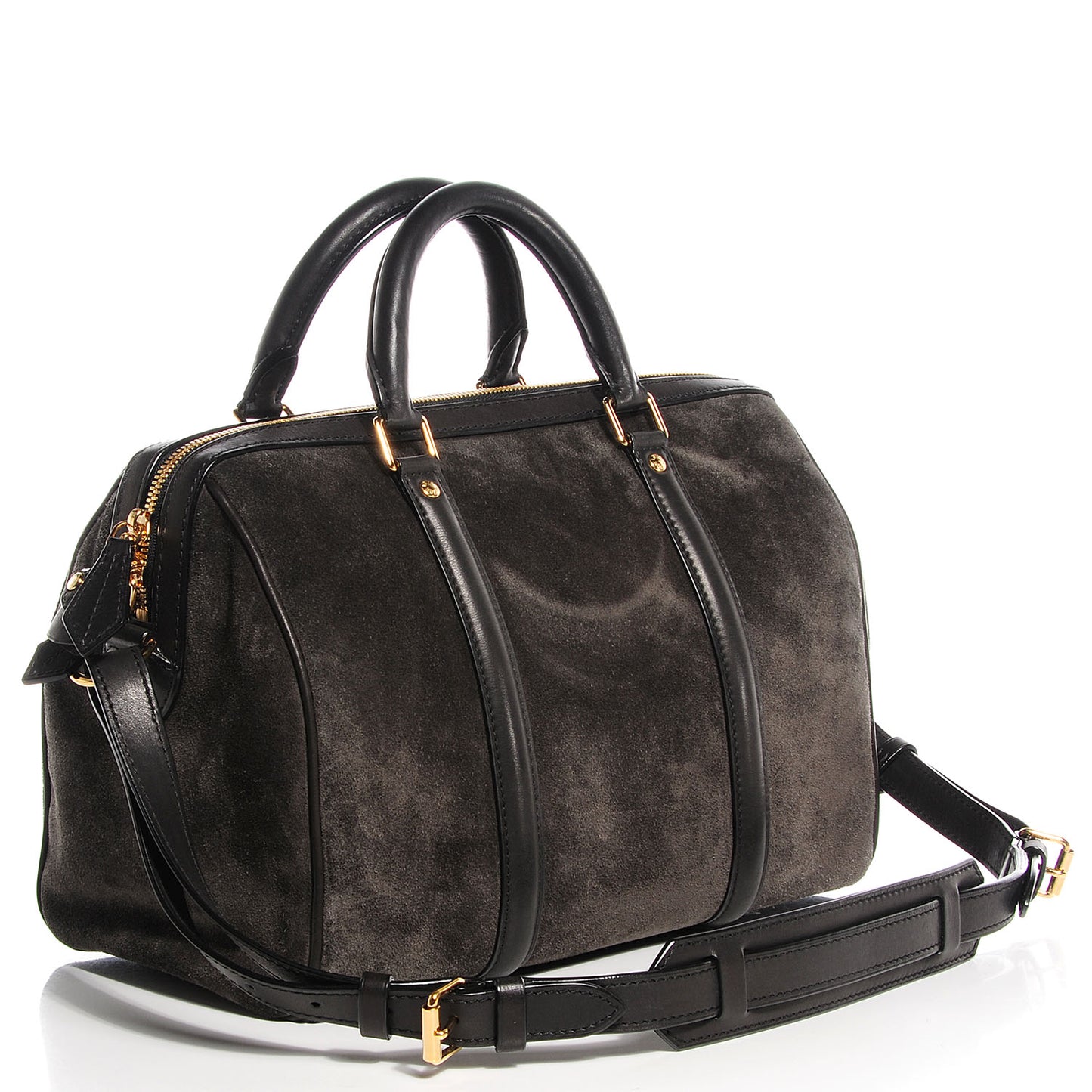 Suede Calfskin SC Bag PM Asphalt