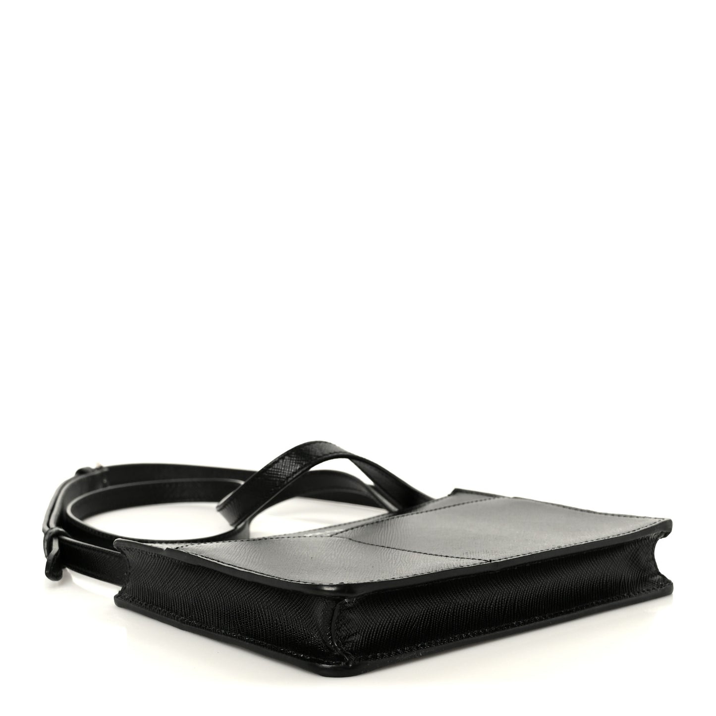 Saffiano Crossbody Bag Black