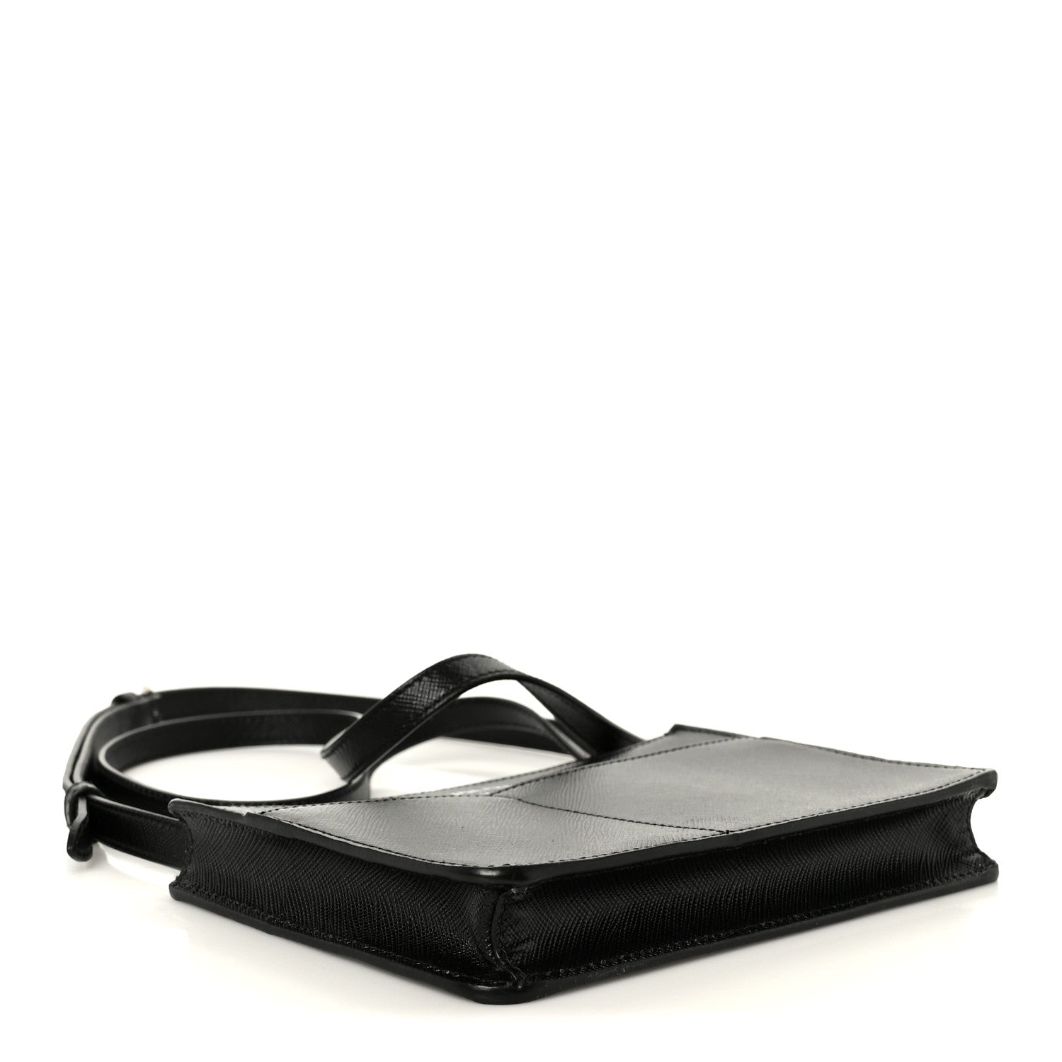 Prada Saffiano Crossbody Bag Black 4 of 11
