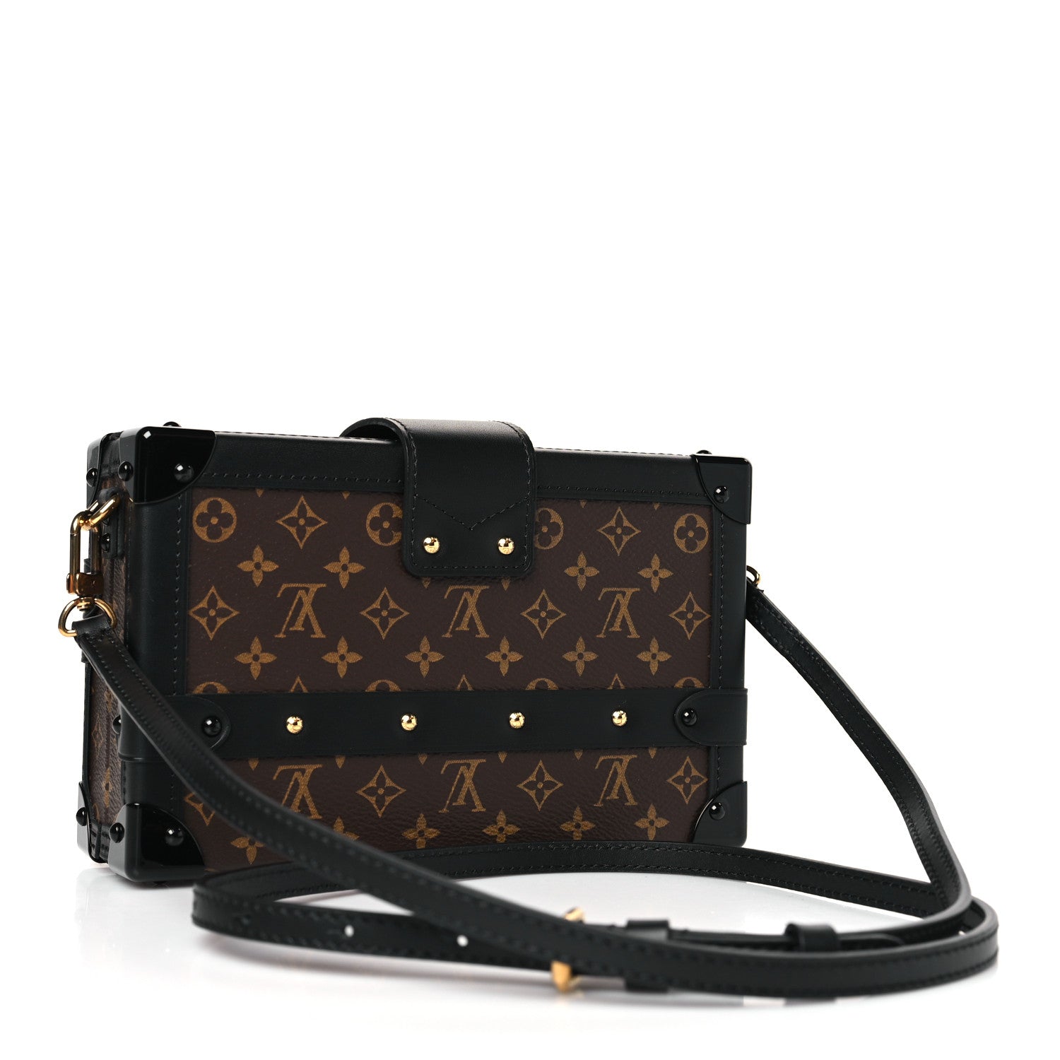 Louis Vuitton Monogram Petite Malle Black 3 of 9