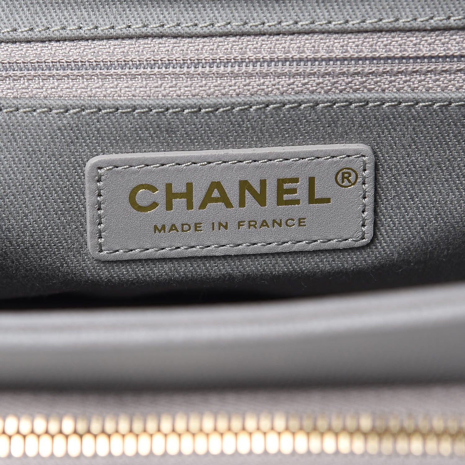 Chanel Caviar Quilted Medium Business Affinity Flap Grey 6 of 10