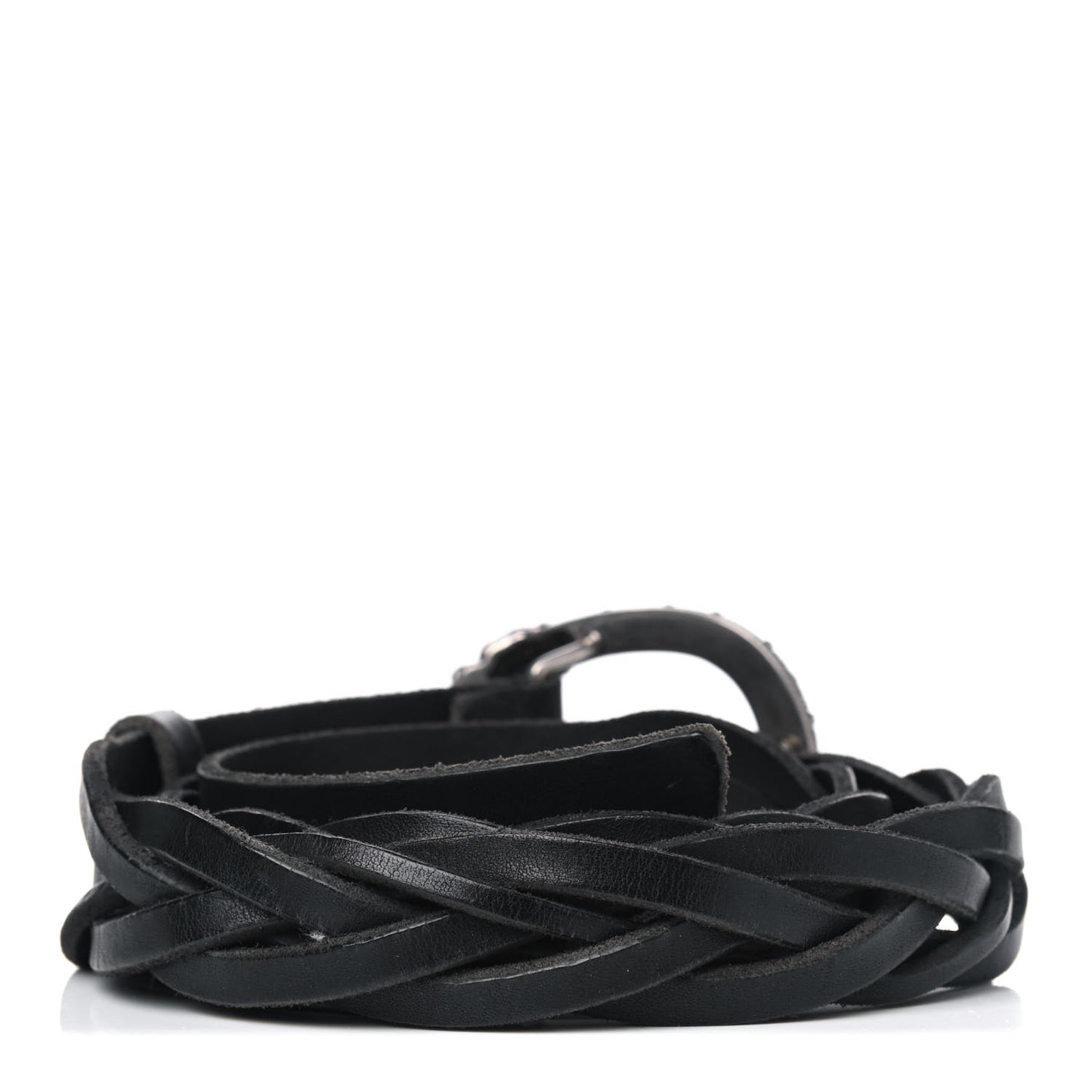 Calfskin Braided Dionysus Belt 95 38 Black