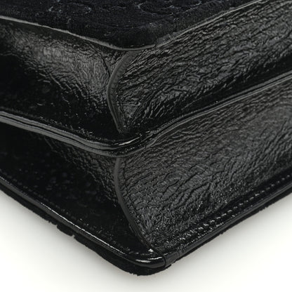 Gucci Velvet GG Monogram Small Dionysus Shoulder Bag Black 8 of 9