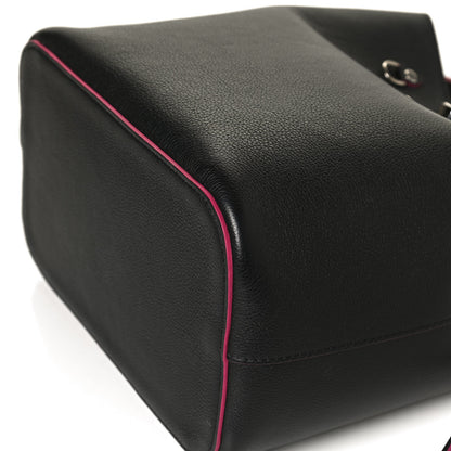 Louis Vuitton Calfskin Lockme Bucket Black 11 of 12