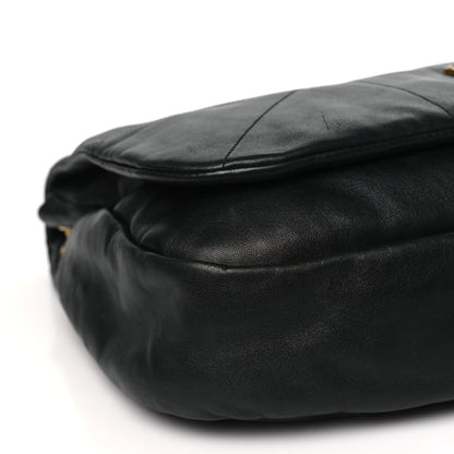 Saint Laurent SAINT LAURENT Lambskin Matelasse Monogram Large Jamie 4.3 Black 9 of 12