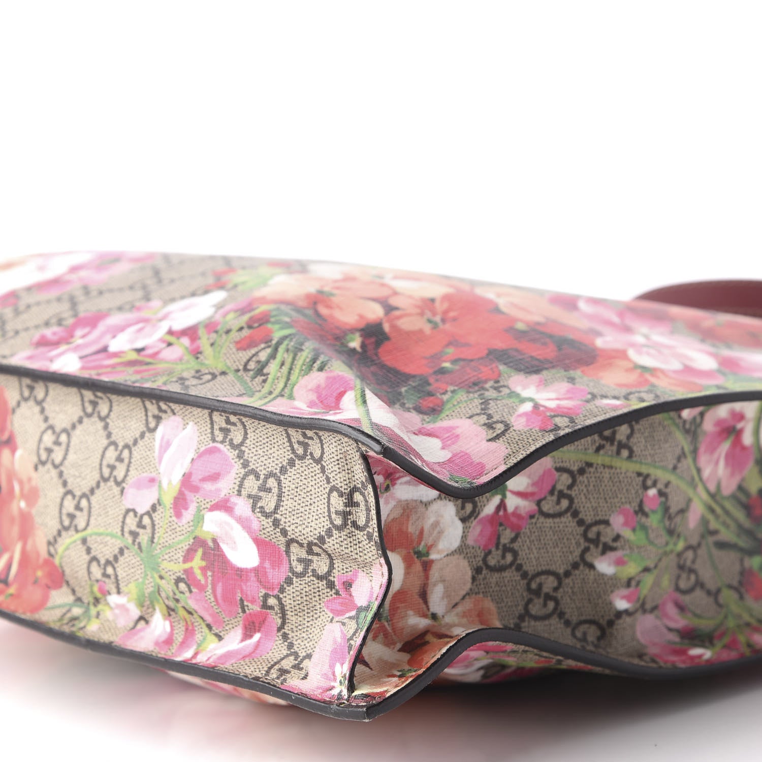 Gucci Soft GG Supreme Monogram Blooms Vertical Tote Beige Multicolor Dry Rose 8 of 13