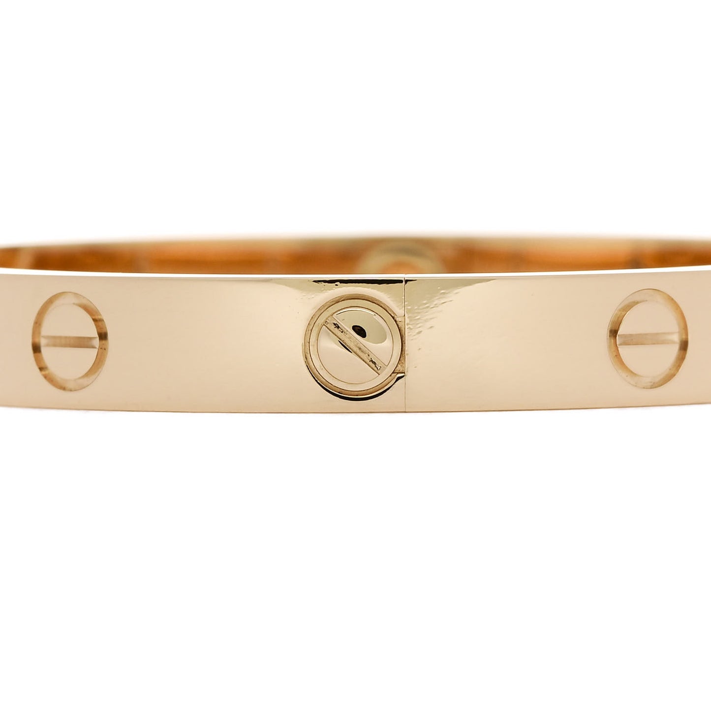 18K Yellow Gold 4 Diamond LOVE Bracelet 16