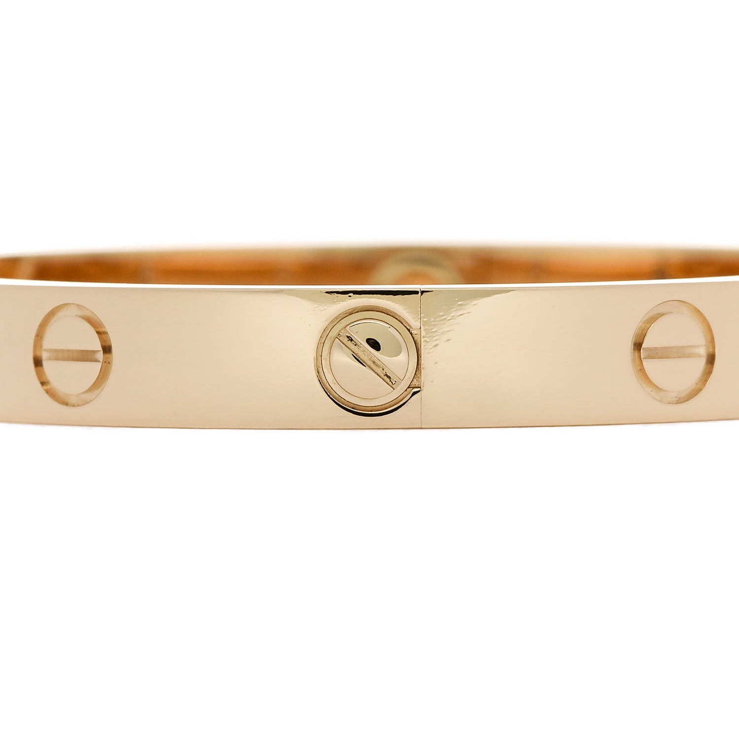 Cartier 18K Yellow Gold 4 Diamond LOVE Bracelet 16 4 of 9