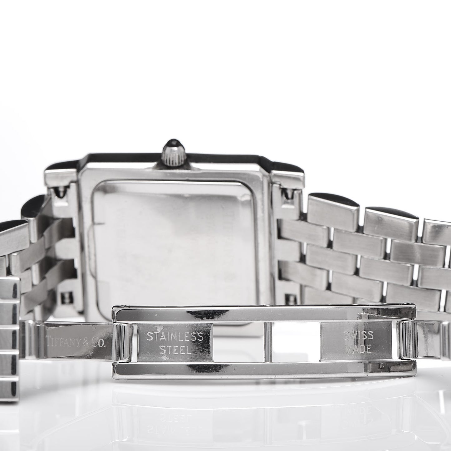 Stainless Steel 24mm Classic Square Quartz Watch