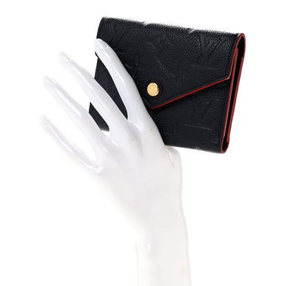 Louis Vuitton Empreinte Victorine Wallet Marine Rouge 2 of 11