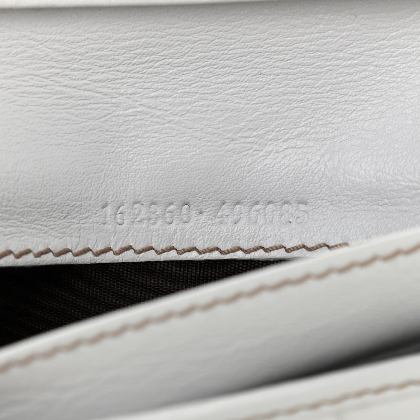 Calfskin Britt Continental Wallet White