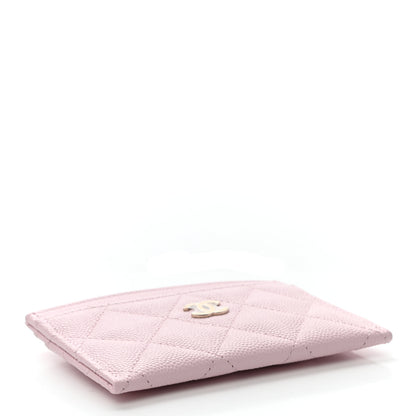 Chanel Caviar Quilted Card Holder Light Pink 4 of 9