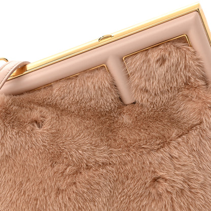 Fendi Mink Shiny Nappa Small Fendi First Rosa Plaster 9 of 11