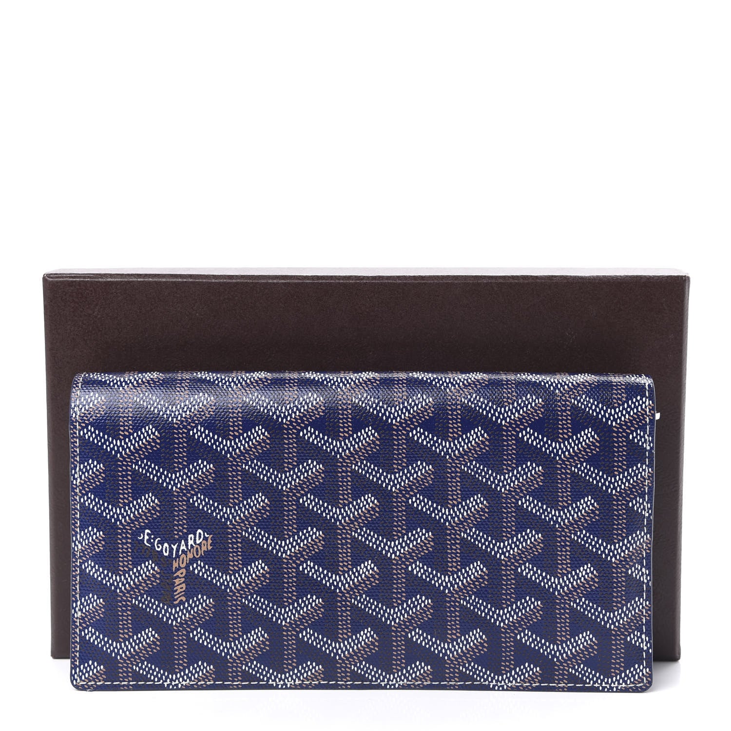 Goyard Goyardine Richelieu Wallet Navy 7 of 7