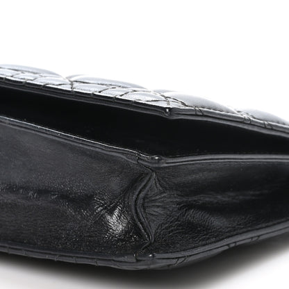 Christian Dior Lambskin Cannage Lady Dior Convertible Clutch Black 9 of 10