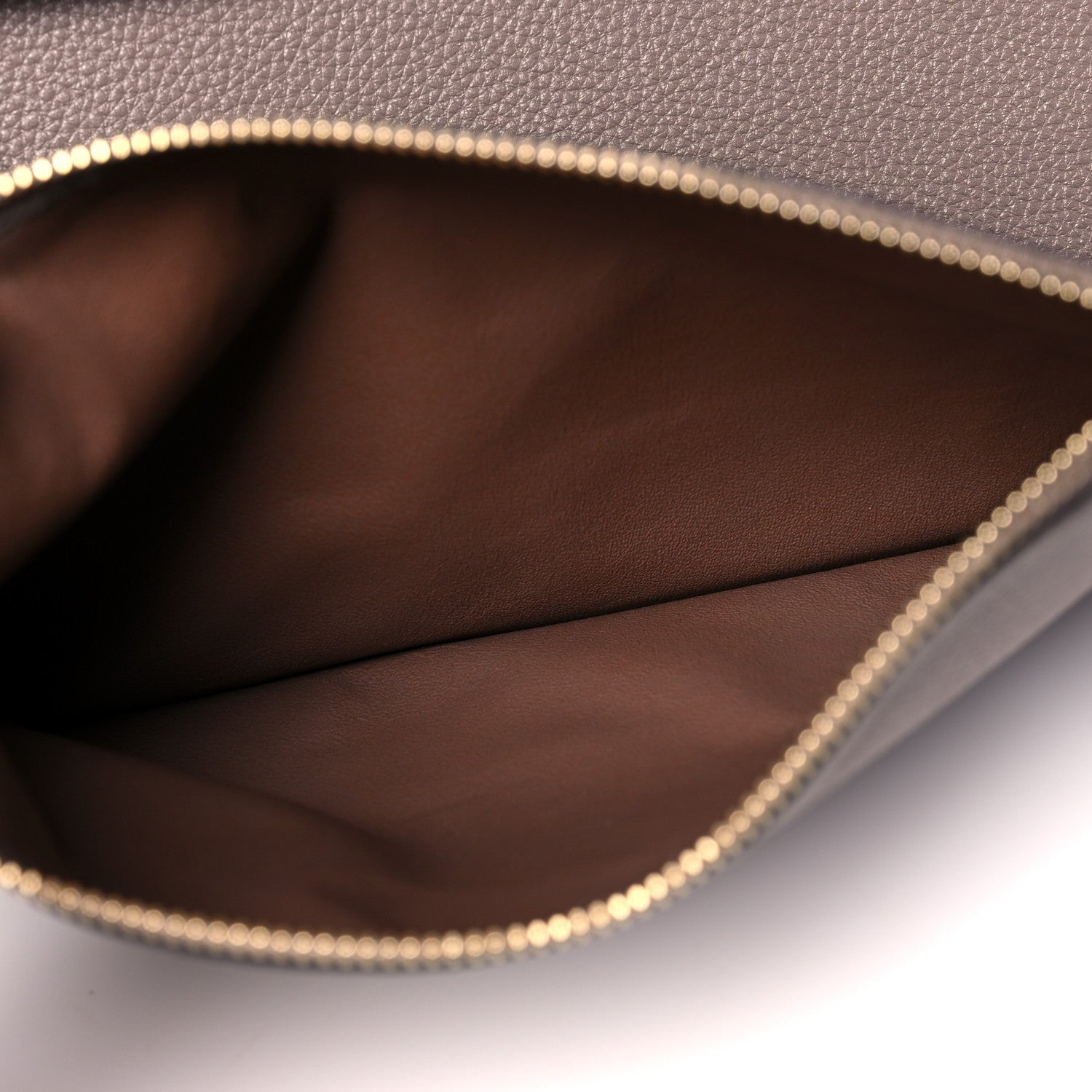 Salvatore Ferragamo Calfskin Studio Bag Caraway Seed 9 of 13