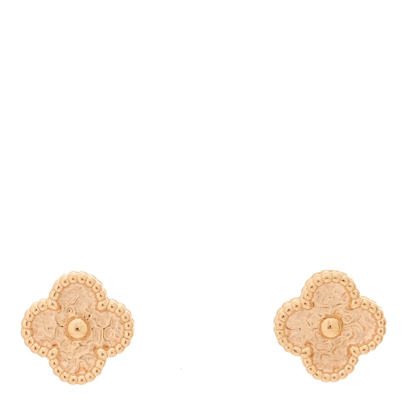 Van Cleef & Arpels 18K Rose Gold Sweet Alhambra Earrings 1 of 5