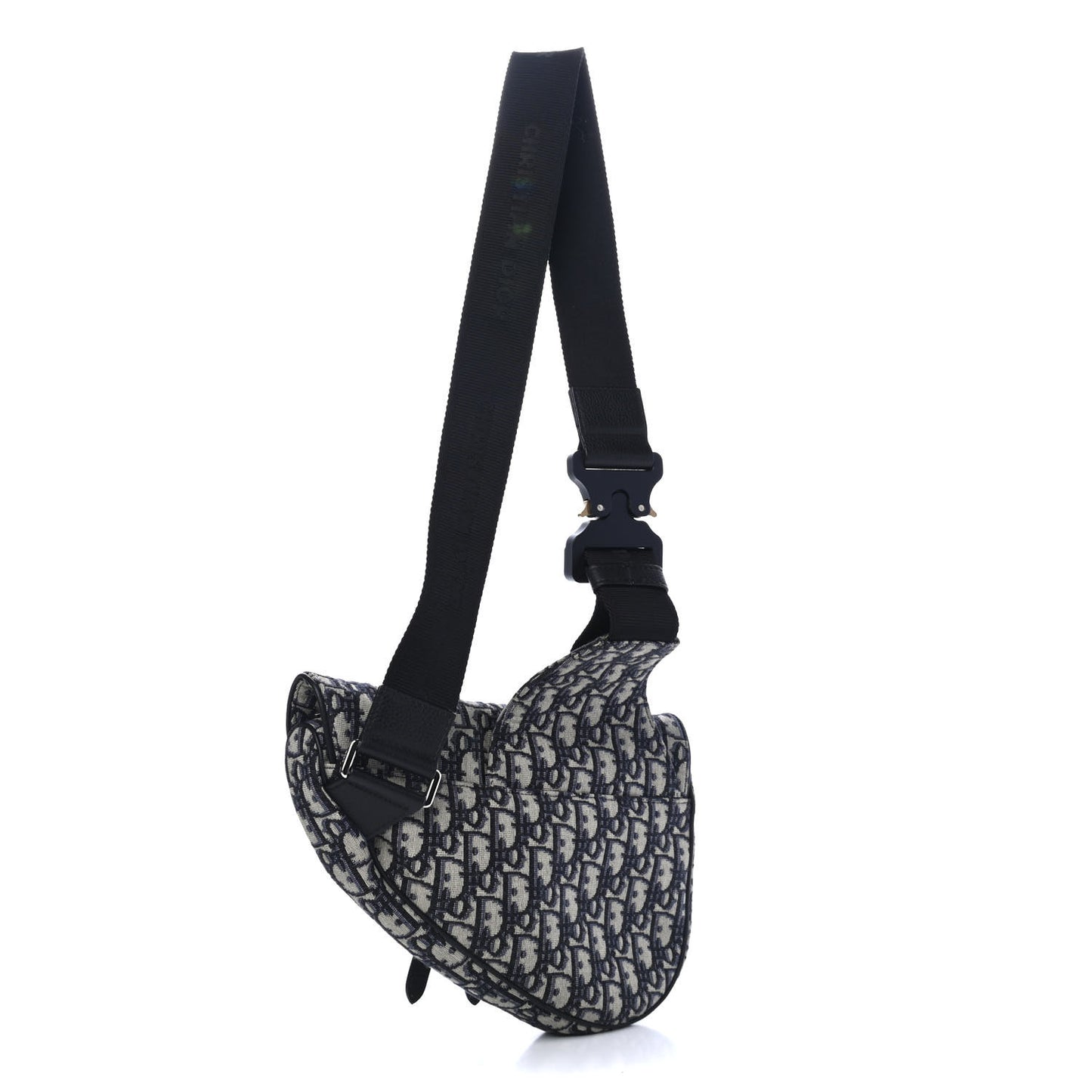 Oblique Mens Saddle Bag Blue