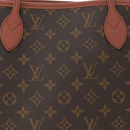 Louis Vuitton Monogram Calfskin Neo Neverfull Inside Out MM Tan 12 of 17