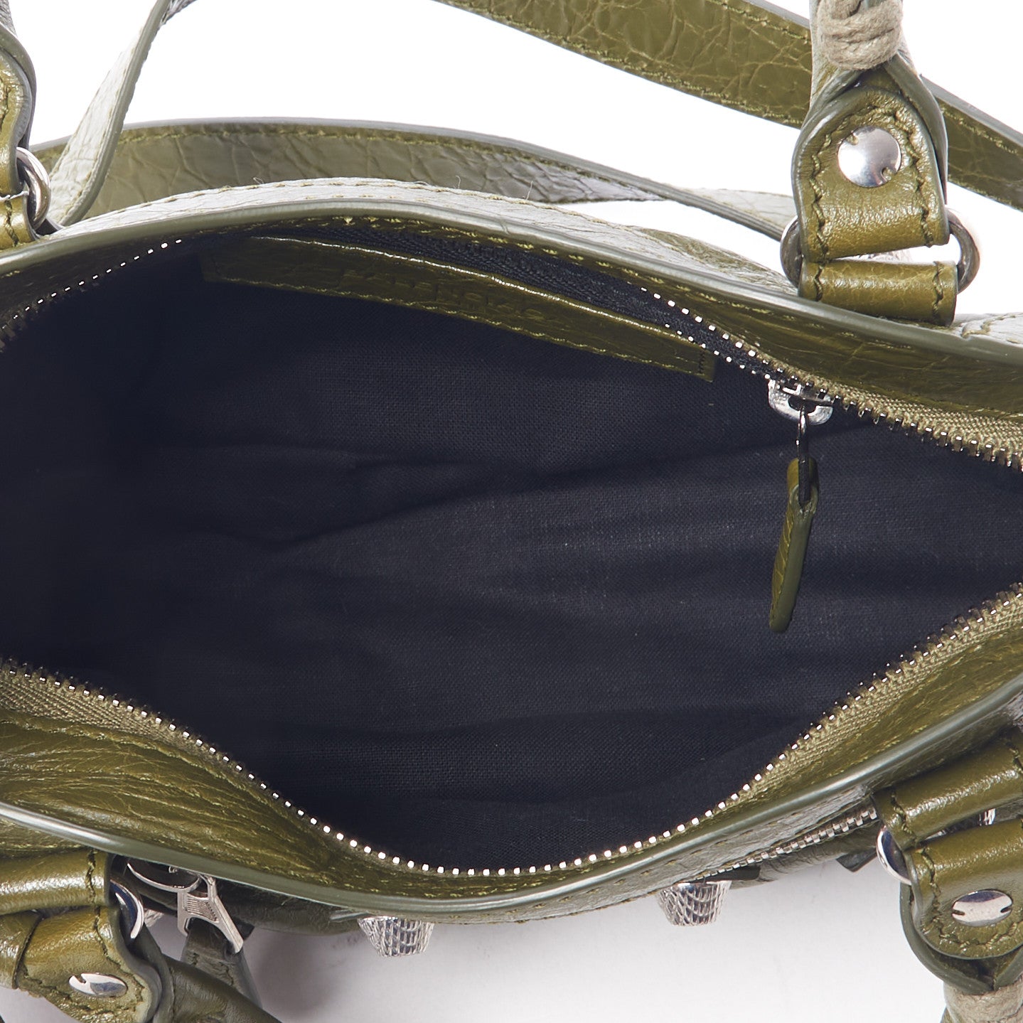 Balenciaga Agneau Giant 12 Gold Hardware Mini City Olive 6 of 8