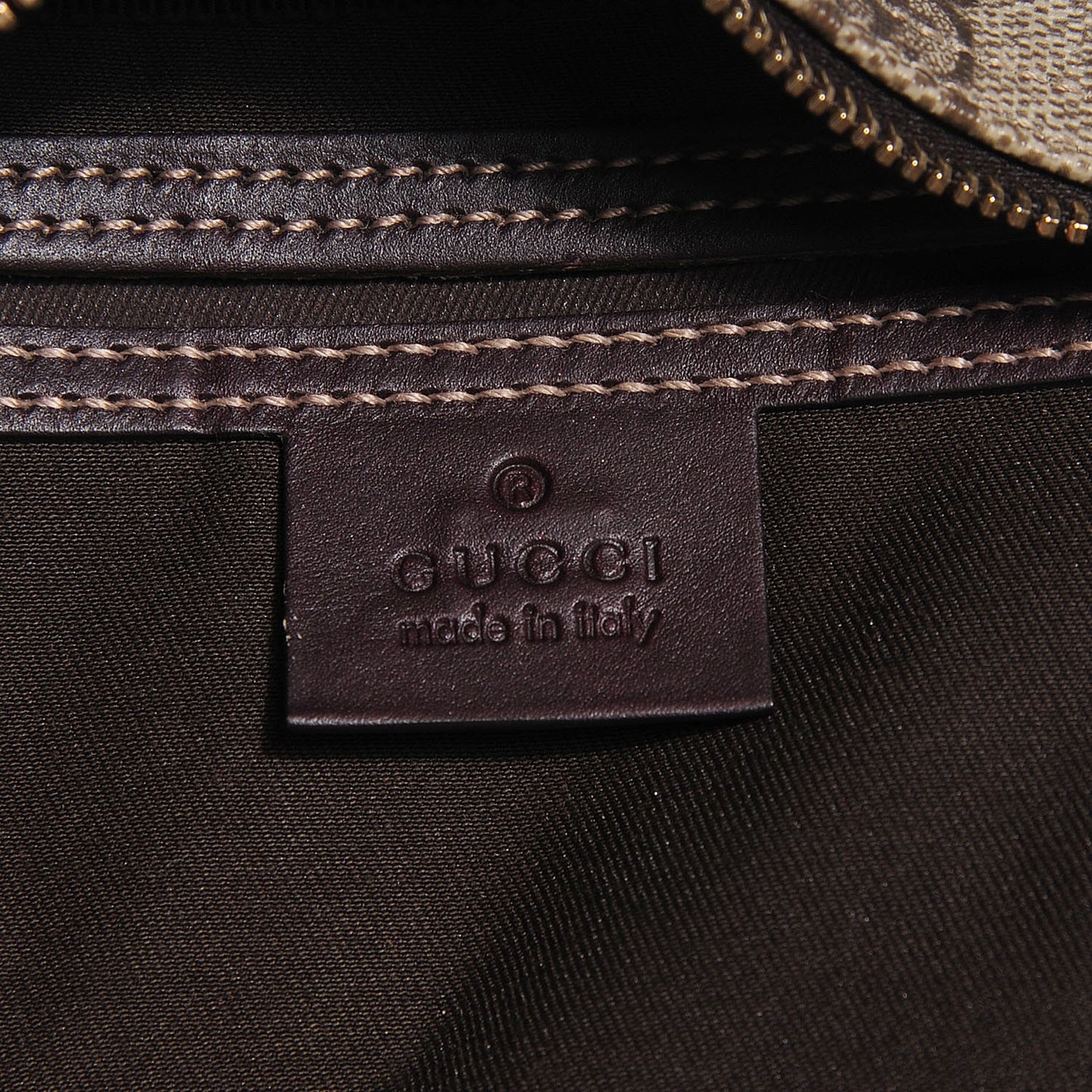 GG Plus Monogram Large Messenger Bag Dark Brown