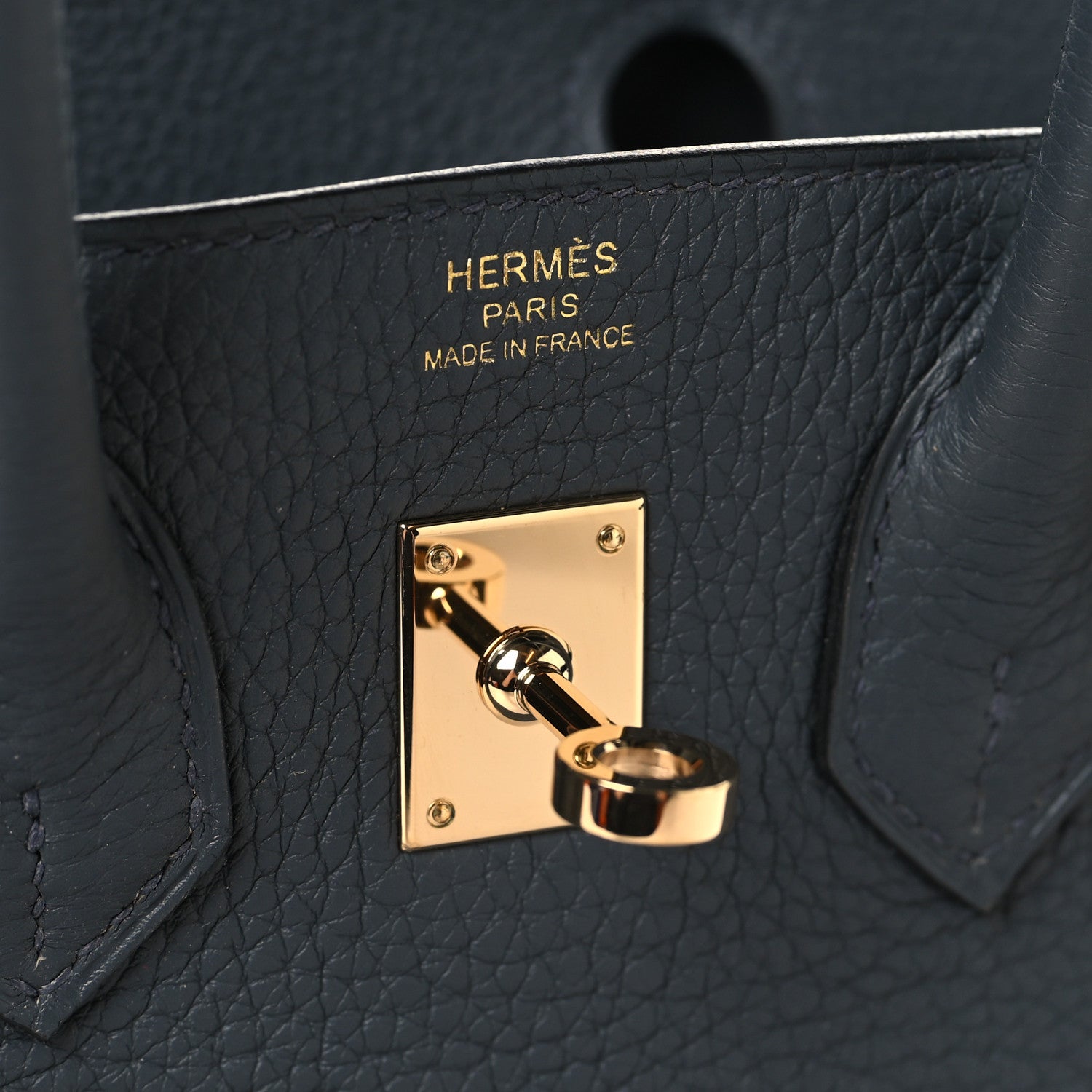 Hermes Togo Birkin 25 Gris Misty 6 of 13
