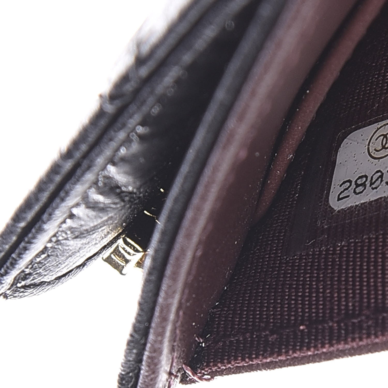 Chanel Aged Calfskin Quilted Reissue Compact Wallet Black 7 of 8