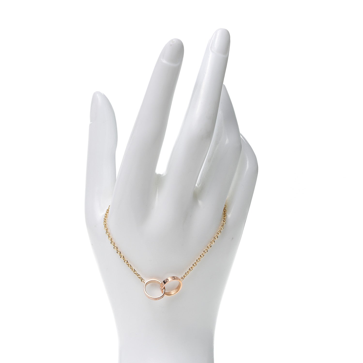 Cartier 18K Yellow Gold Interlocking LOVE Bracelet 2 of 6