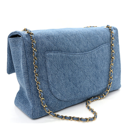 Chanel Denim Souplissimo Maxi Flap Blue 3 of 11