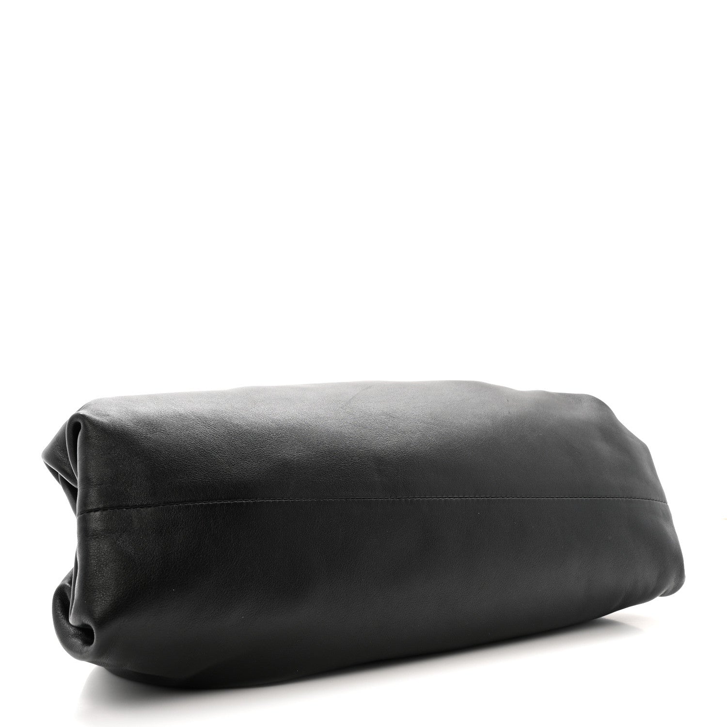 Bottega Veneta Smooth Butter Calf The Pouch Oversized Clutch Black 4 of 9