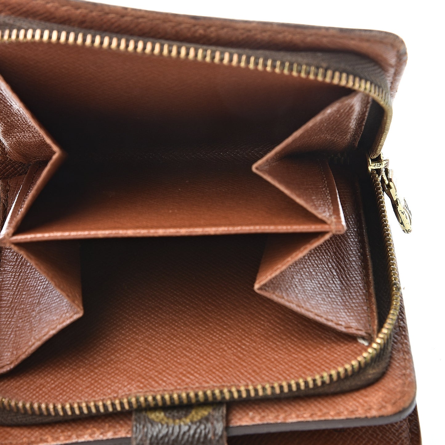 Monogram Compact Zippe Zipped Wallet