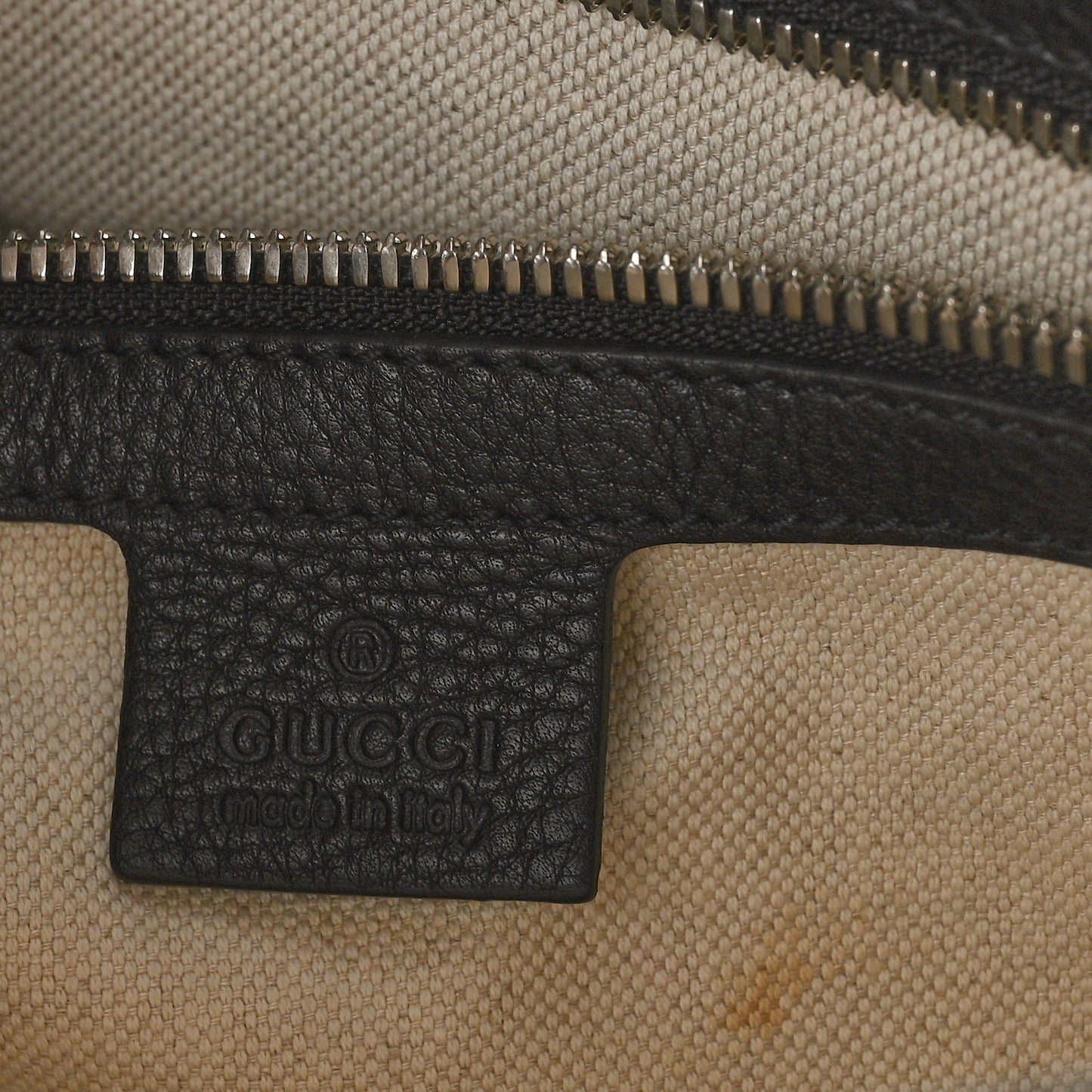 Pebbled Calfskin Soho Messenger Bag Black