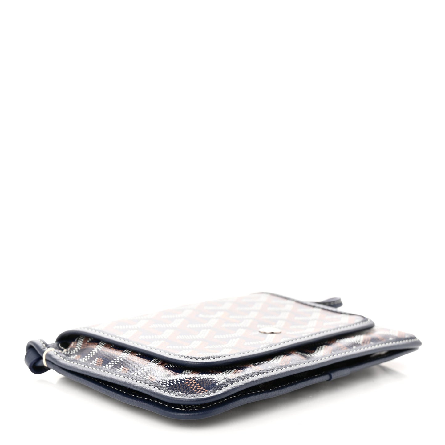 Goyardine Plumet Wallet Clutch Navy