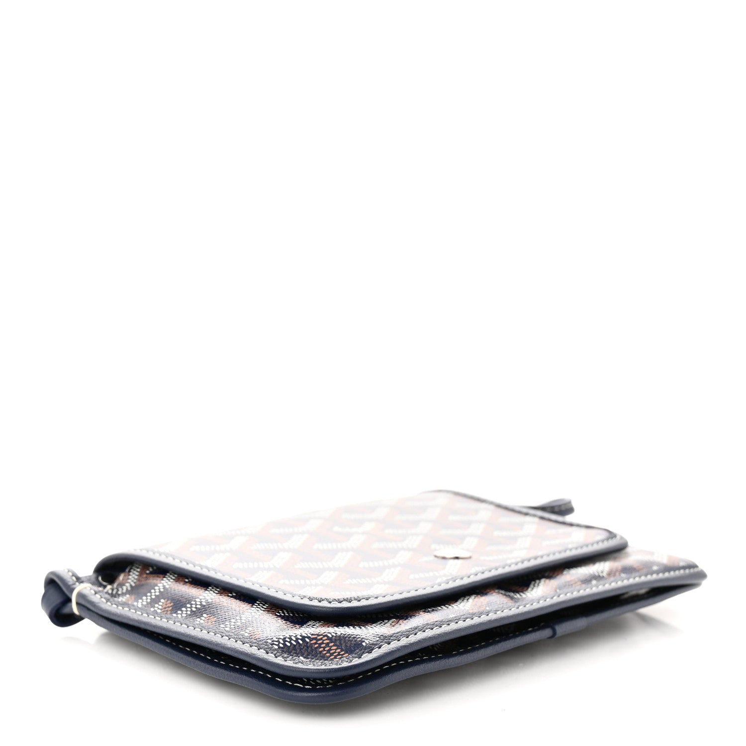 Goyard Goyardine Plumet Wallet Clutch Navy 4 of 10