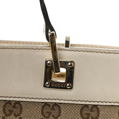 Gucci Monogram Large Punch Tote Off White 14 of 19