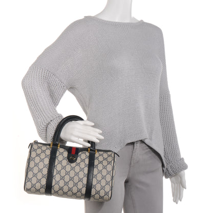 Gucci Monogram Web Boston Navy 2 of 8