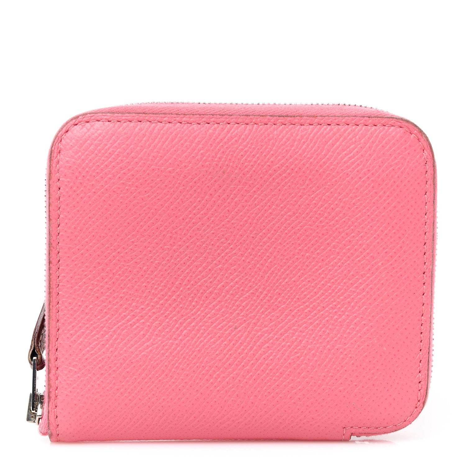 Hermes Epsom Silk'In Compact Wallet Rose Azalee 1 of 7