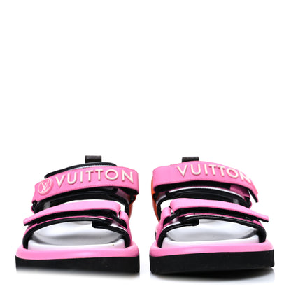 Louis Vuitton Calfskin Pool Pillow Flat Comfort Sandals 36 Rose Pop Pink 3 of 11