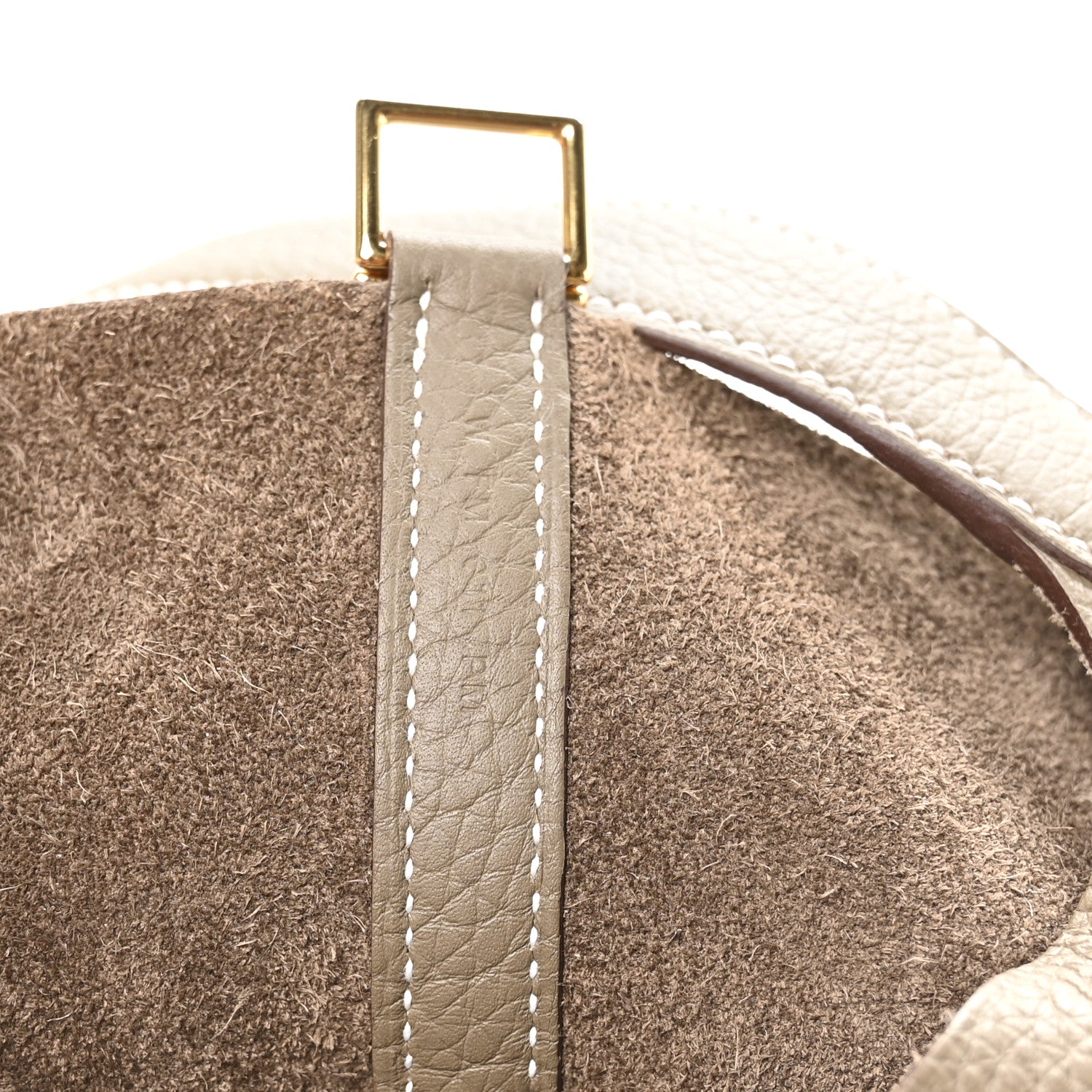 Hermes Taurillon Clemence Picotin Lock 22 MM Etoupe 13 of 23